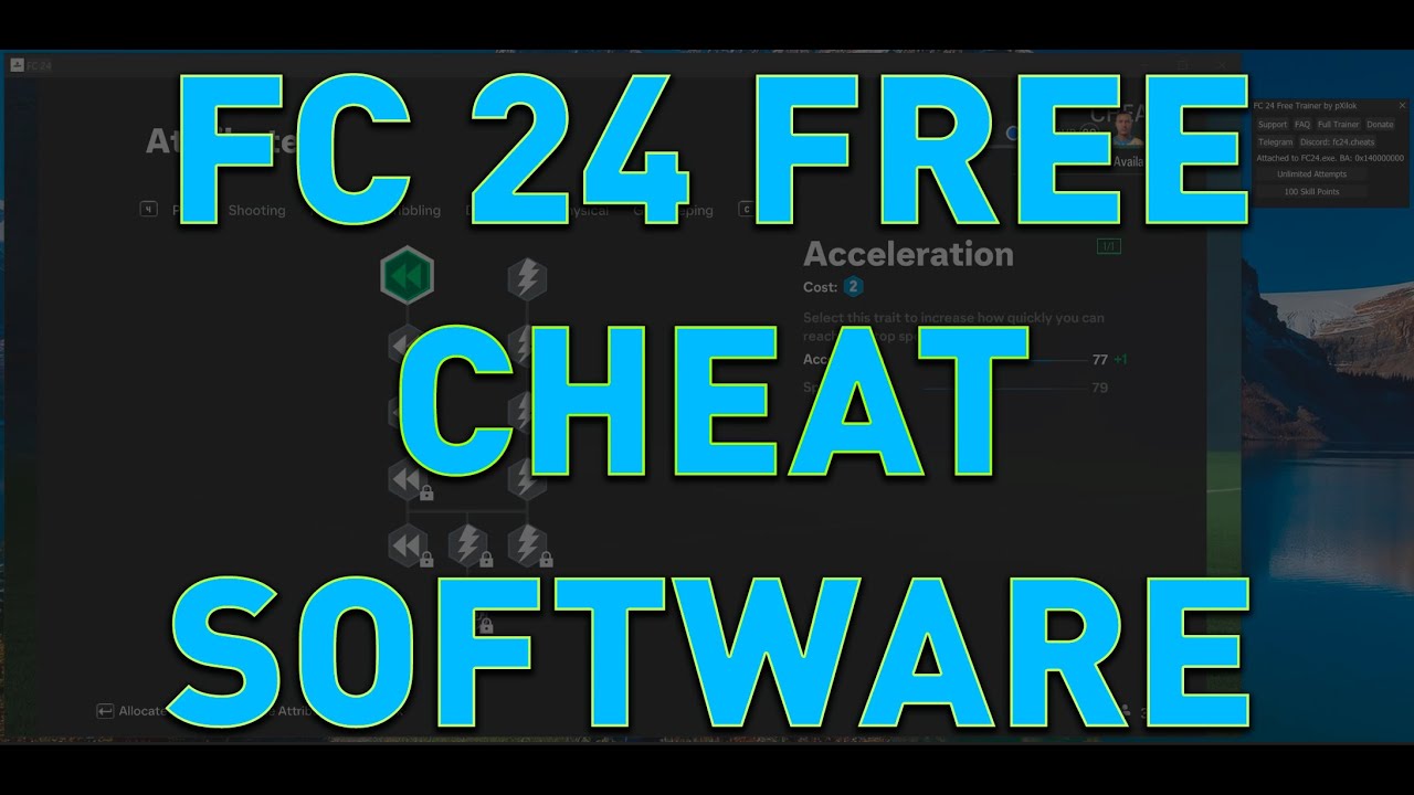 FC 24 | Free Trainer Cheat Hack Software | Pro Clubs Skill Points