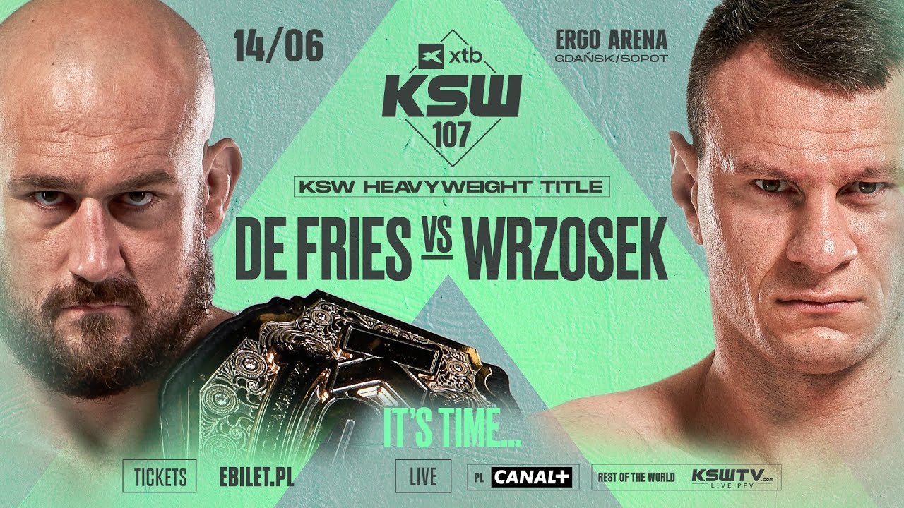 Phil De Fries vs Arek Wrzosek na XTB KSW 107 w ERGO ARENIE