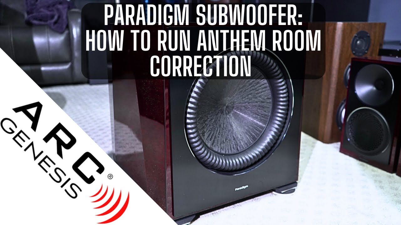 PARADIGM SUBWOOFER: How to Run Anthem Room Correction!