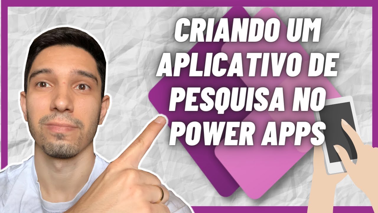 COMO CRIAR UM APLICATIVO DE PESQUISA NO POWER APPS