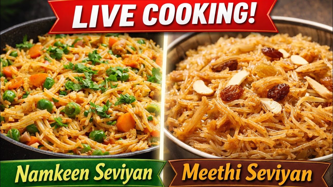  Namkeen Seviyan & Meethi Seviyan | Cold cure recipe ❄️🍜