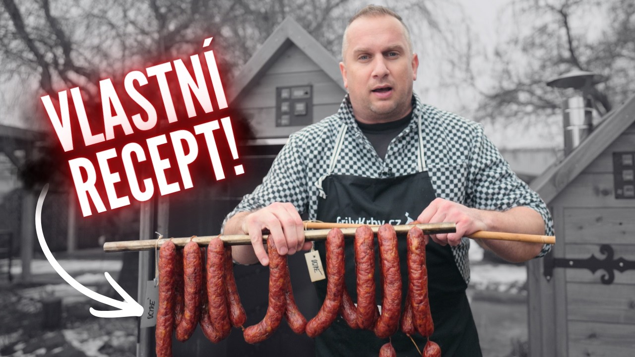 VEPŘOVÉ KLOBÁSY PODLE MISTRA MÁLKA! Jednoduchý návod na domácí klobásy s návodem na uzení