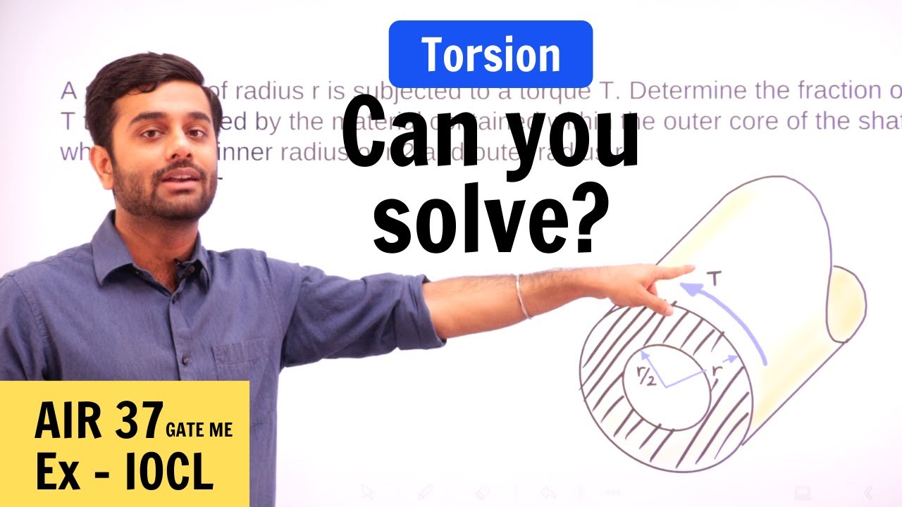 Unique concept of Torsion explained through example - Strength of Materials | GATE Mechanical