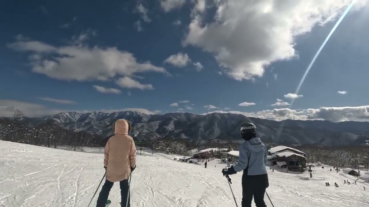 Tsugaike Kogen Ski Resort Japan - Forest Course (morning)