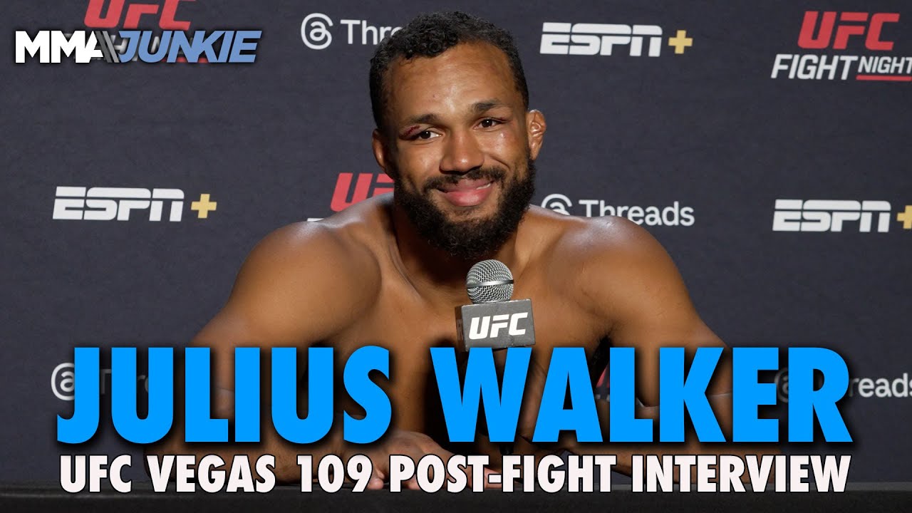Julius Walker sees bright future at 205lbs after first octagon win | UFC Vegas 109