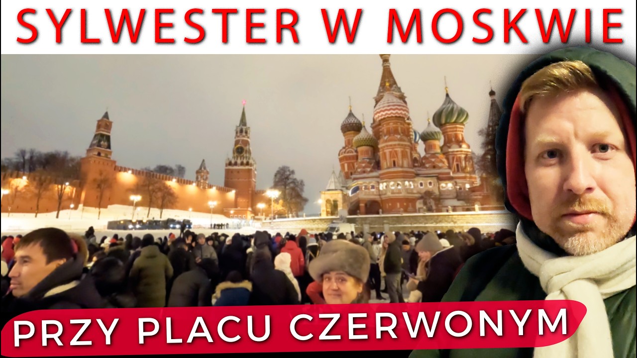 Jak witają 2026 w Moskwie i jak przypadkowo spotkałem Polaków #Moskwa #Rosja