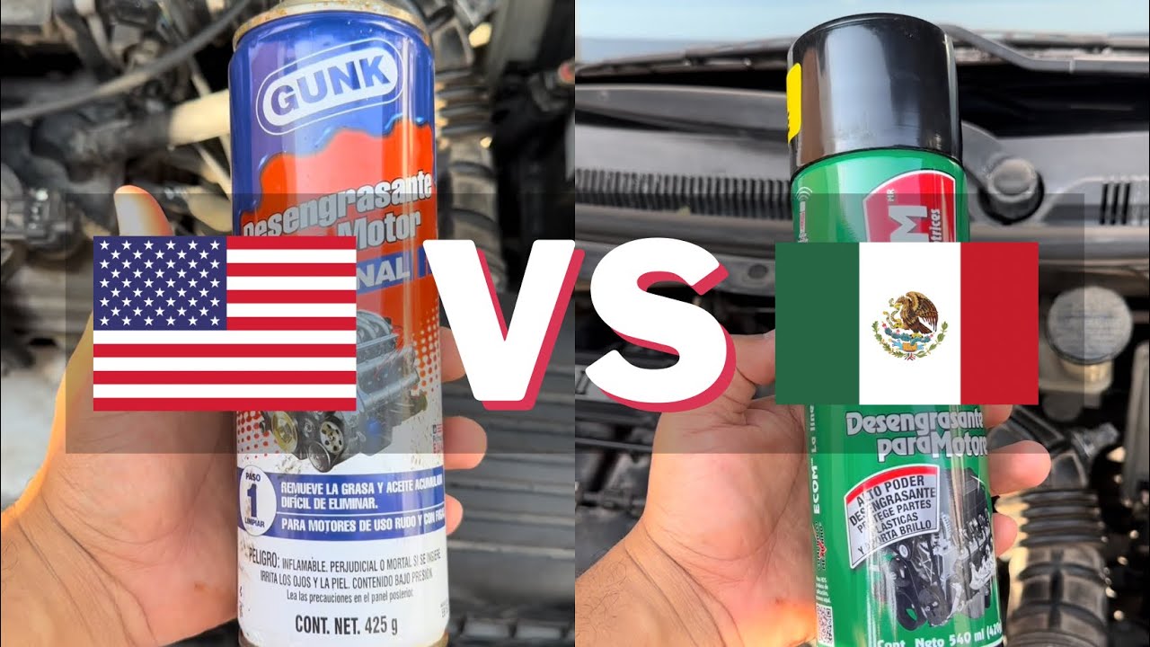 Desengrasante para motor Ecom vs Gunk