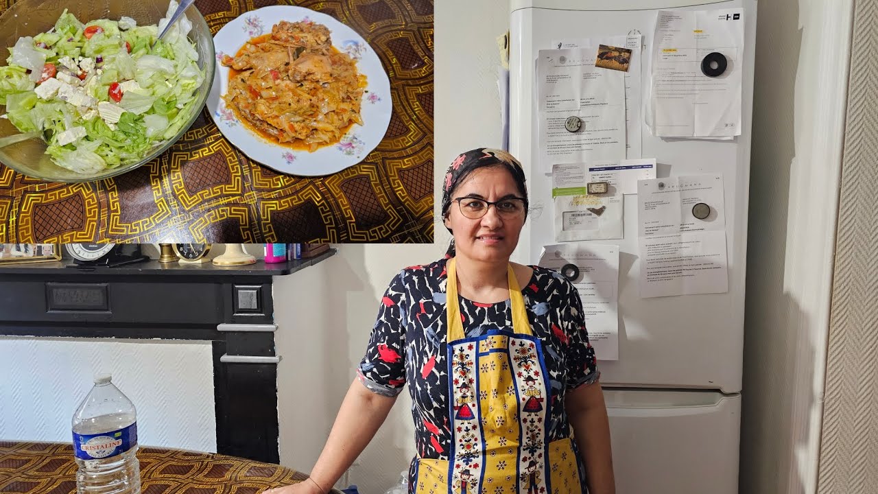 A pregătit Valerica varza dulce călită cu carne de găină