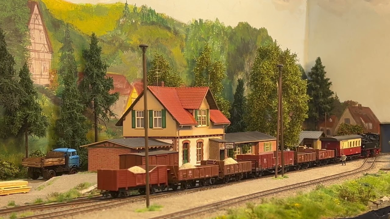Intermodellbau 2025/ De Bimmelbahner Dorfchemitz b.Sayda/H0e/ Straßberg/Harz/H0m