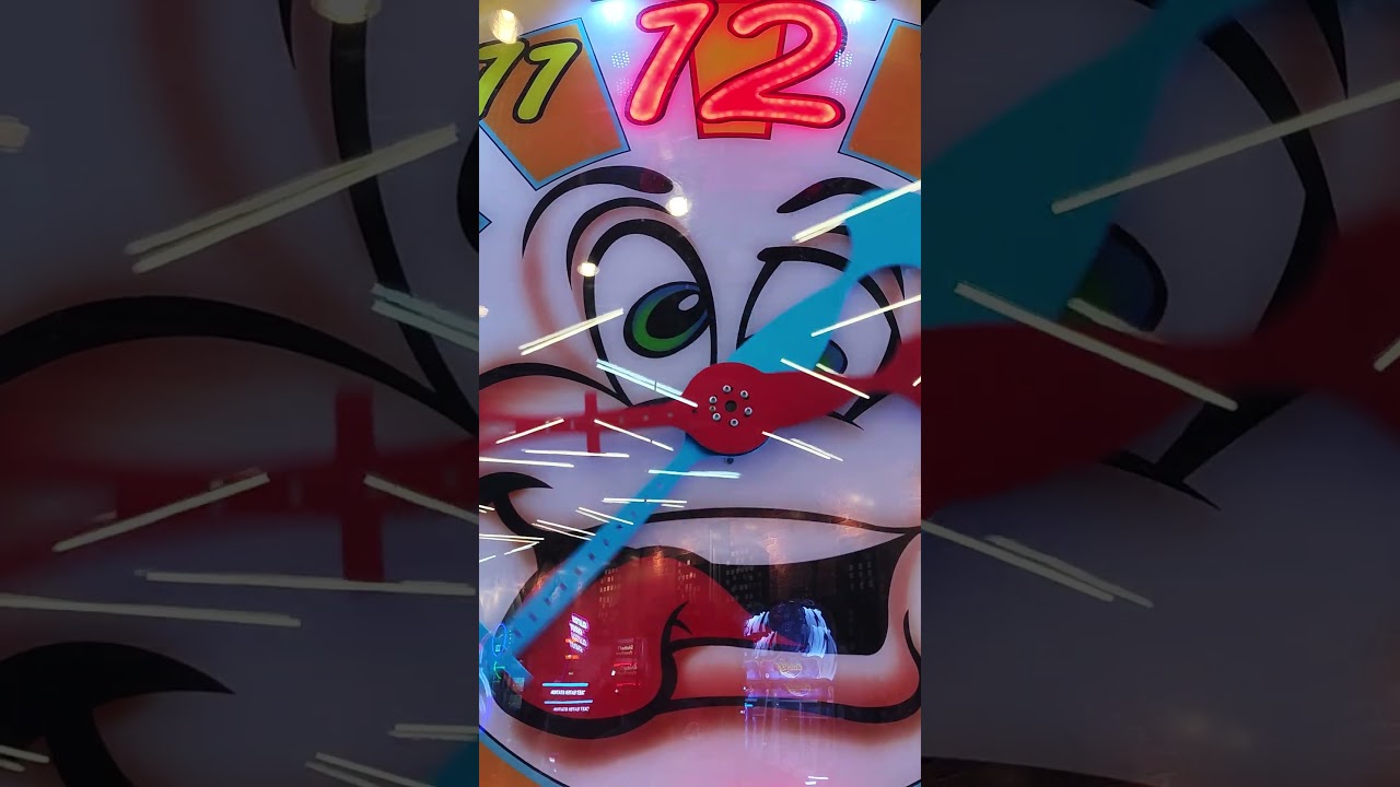 Crazy clock arcade play (Jackpot at the 3rd try)