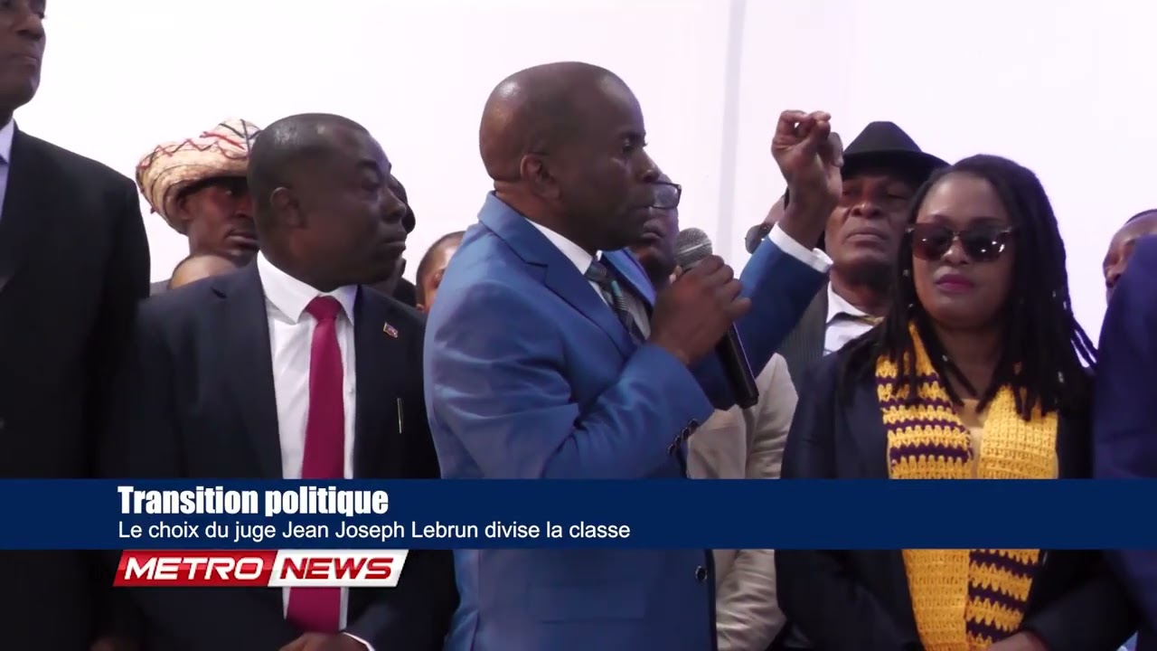 Transition politique | Le choix du juge Jean Joseph Lebrun divise la classe