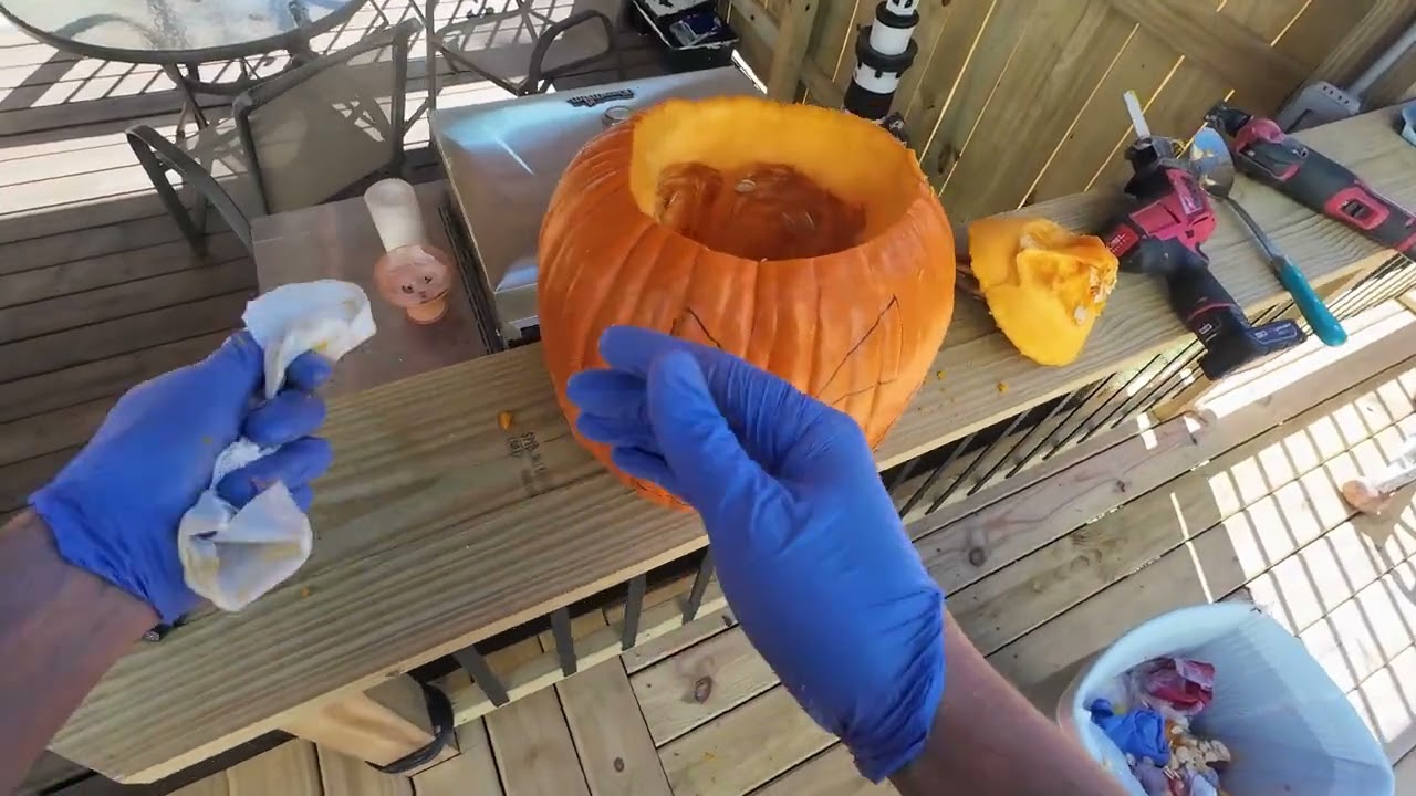 Milwaukee M12 Fuel Tools Vs Pumpkin Halloween Carving Design