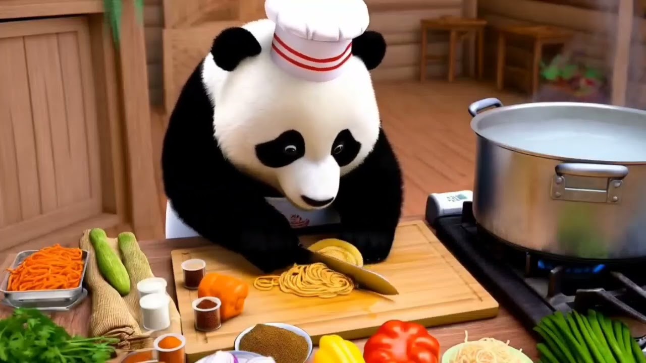 panda memasak #panda #pandamemasak