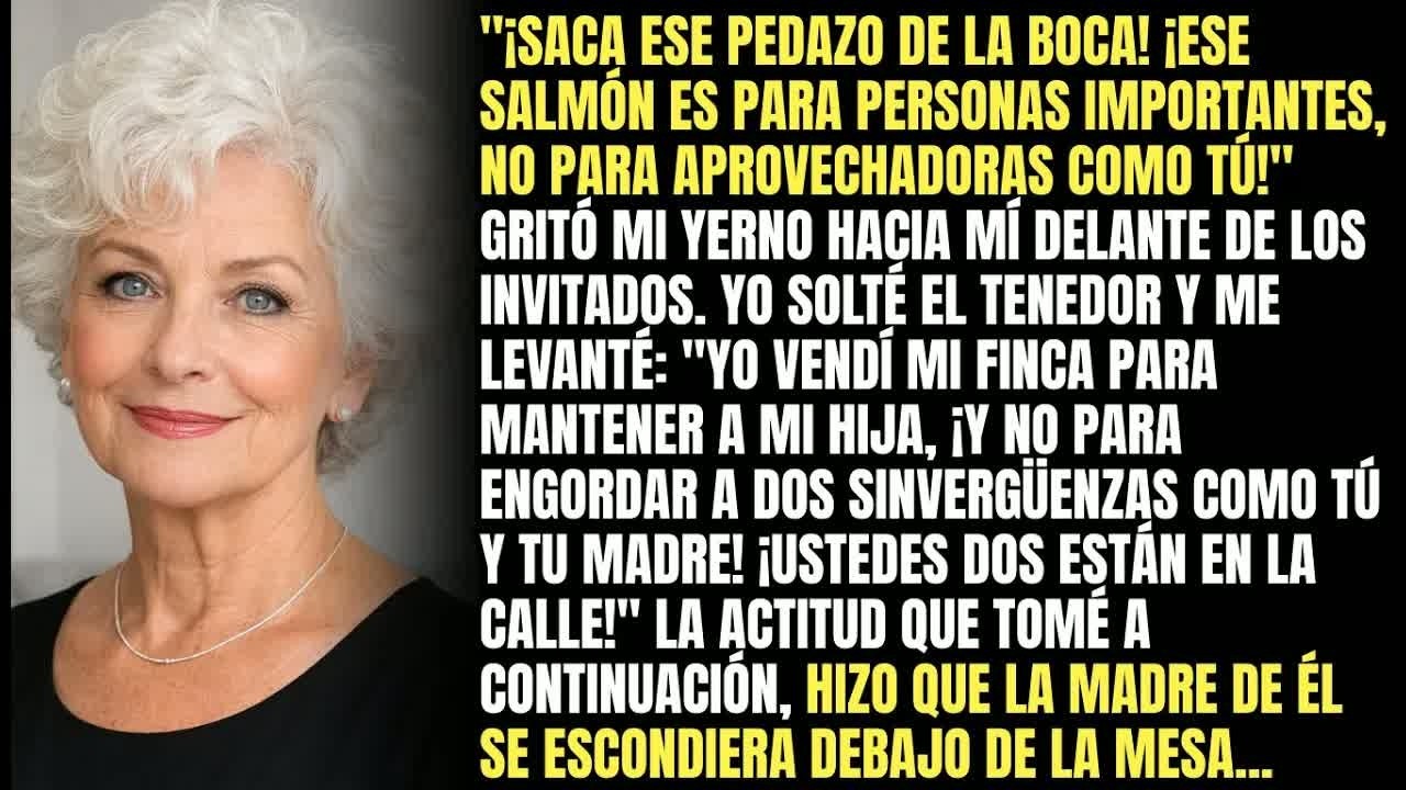 Mi Yerno Me Expulsó De La Mesa A Patadas - Y De Repente Yo Saqué Las Llaves Del Bolsillo Y Susurré.