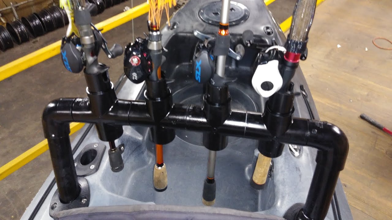 Cómo hacer un porta cañas para nuestro kayak con tubos de PVC