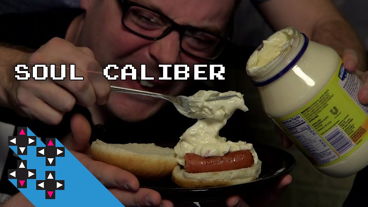 SoulCalibur Hot Dog Mayo Punishment w/ Giant Bomb's Dan Ryckert — Gamer Gauntlet