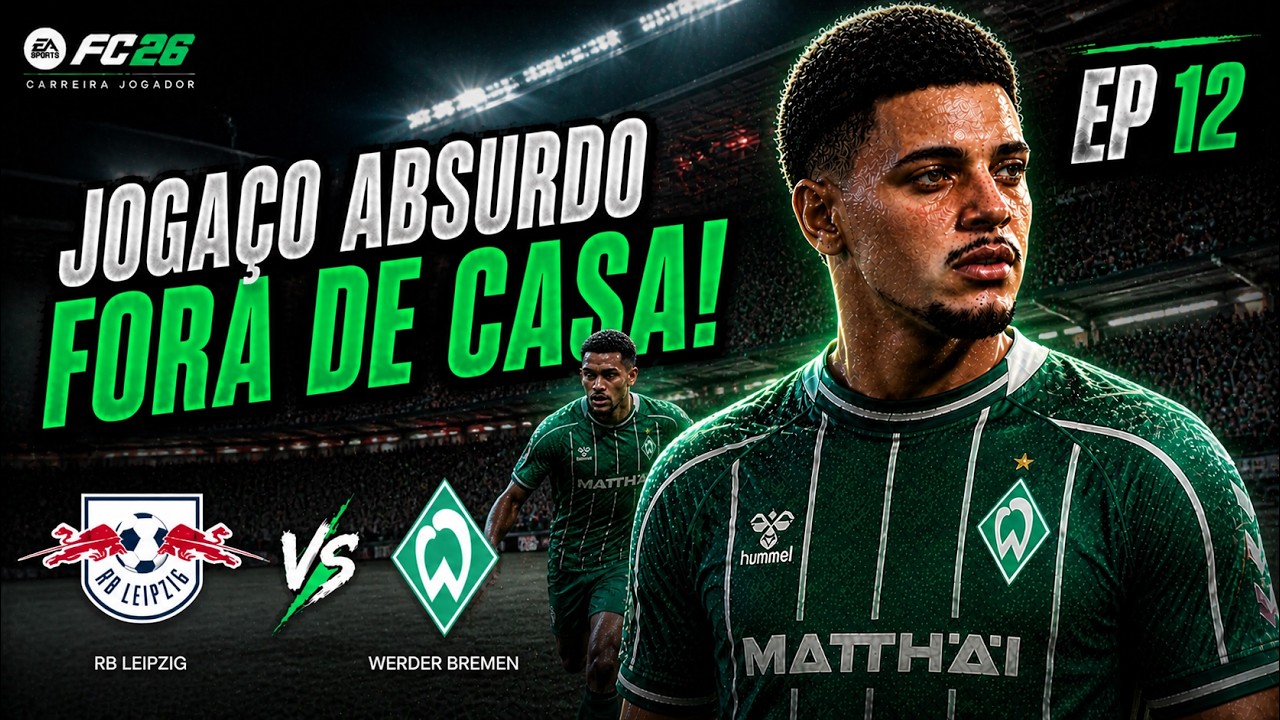 EA SPORTS FC 26 – Carreira de Jogador | EP 12: Vitória Gigante Fora de Casa Contra o Leipzig! 🔥🇩🇪