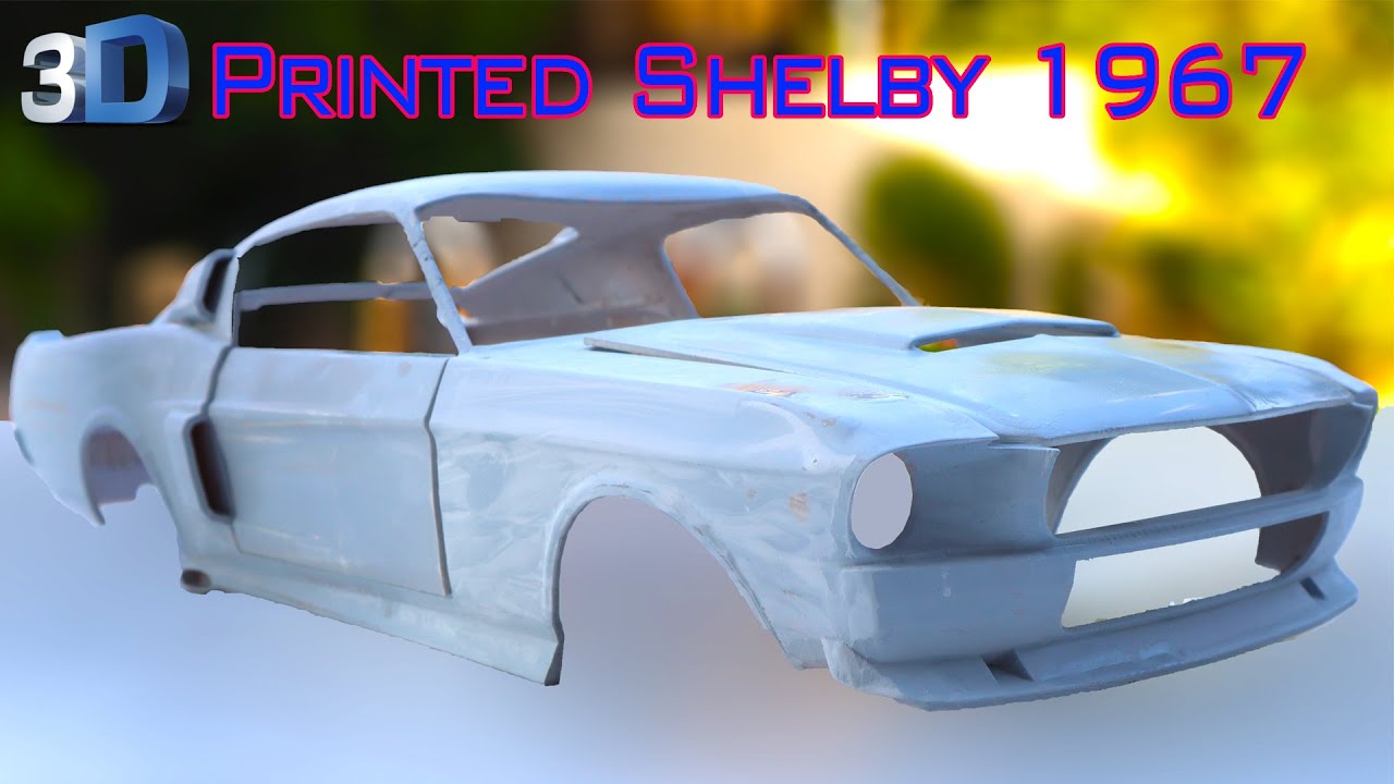 3D printing 10th scale Shelby 1967part1/How to 3d print rc car body/Painting rc body/Scale Addiction