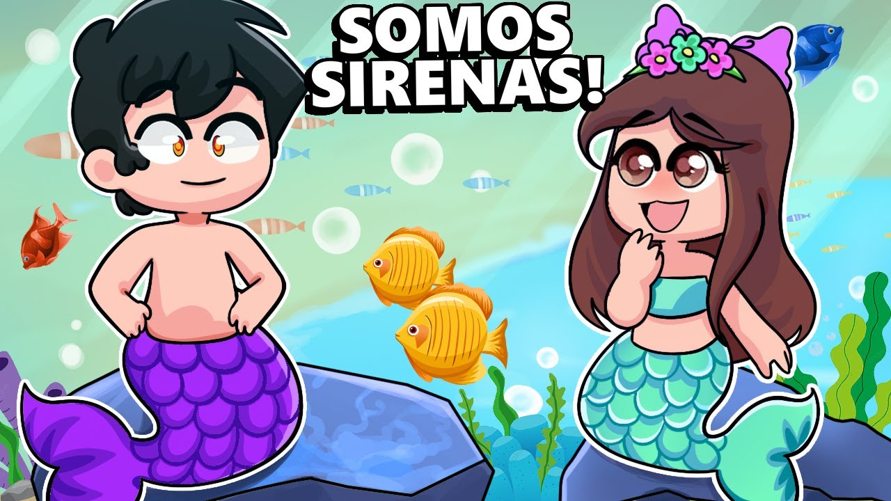 NOS CONVERTIMOS EN SIRENAS EN ROBLOX 😱🤣 SRJUANCHO Y BELA SON SIRENAS POR 24 HORAS 😆 BELA ROBLOX