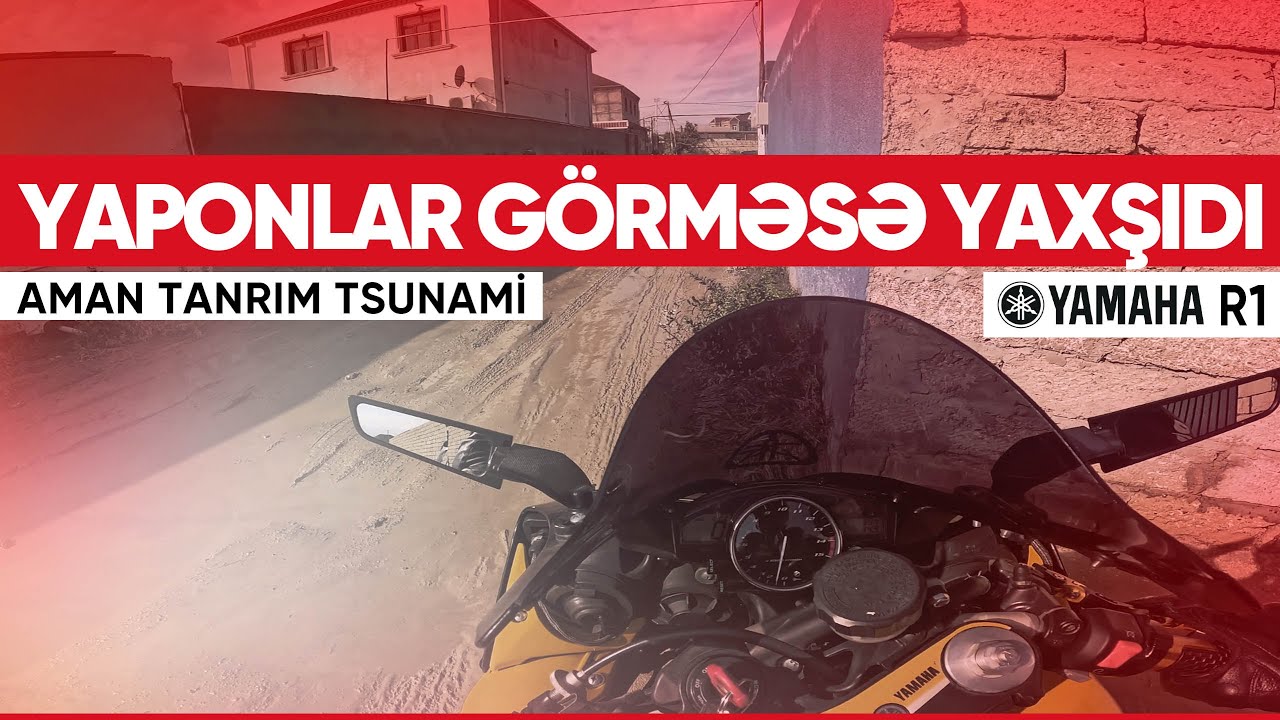 DƏHŞƏT TSUNAMİ / YAPONLAR GÖRMƏSƏ YAXŞIDI #yamahar1  #motorcyclelife #motorsport
