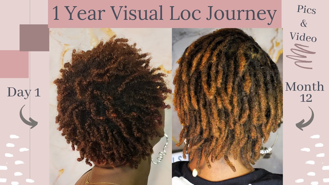 1 Year Visual Loc Journey | Locs on Fine Hair | Two Strand Twist Loc Journey