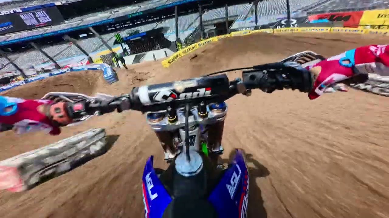 2-Stroke Onboard Video - 2025 New Jersey Supercross Qualifying Lap - Jared Lesher