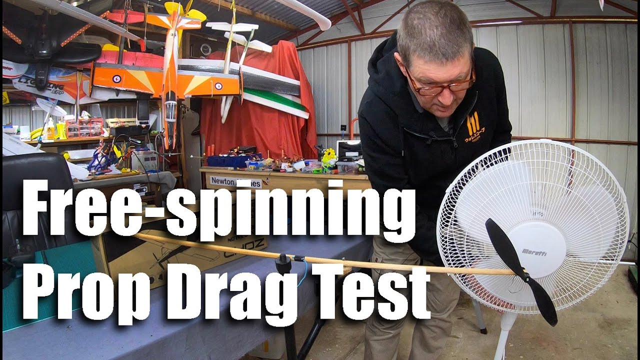 Free-Spinning Prop - Drag Test
