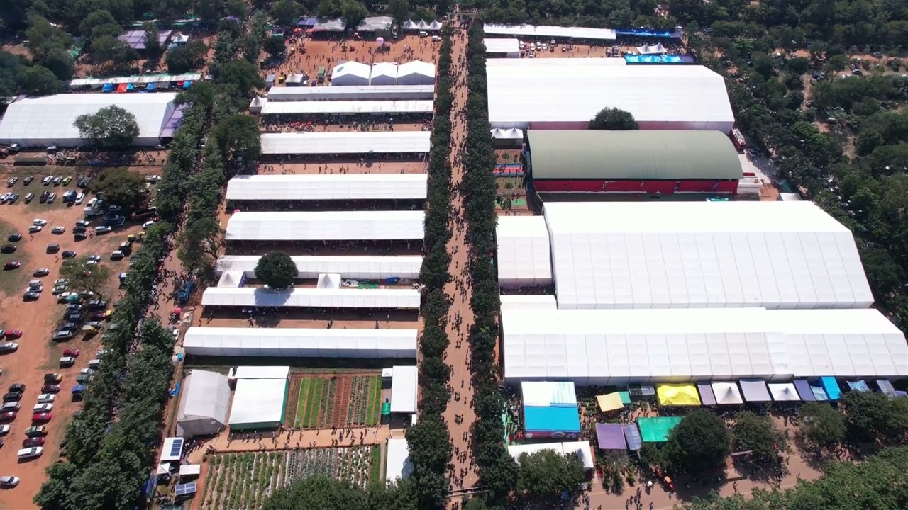 krishimela 2023 drone video coverage