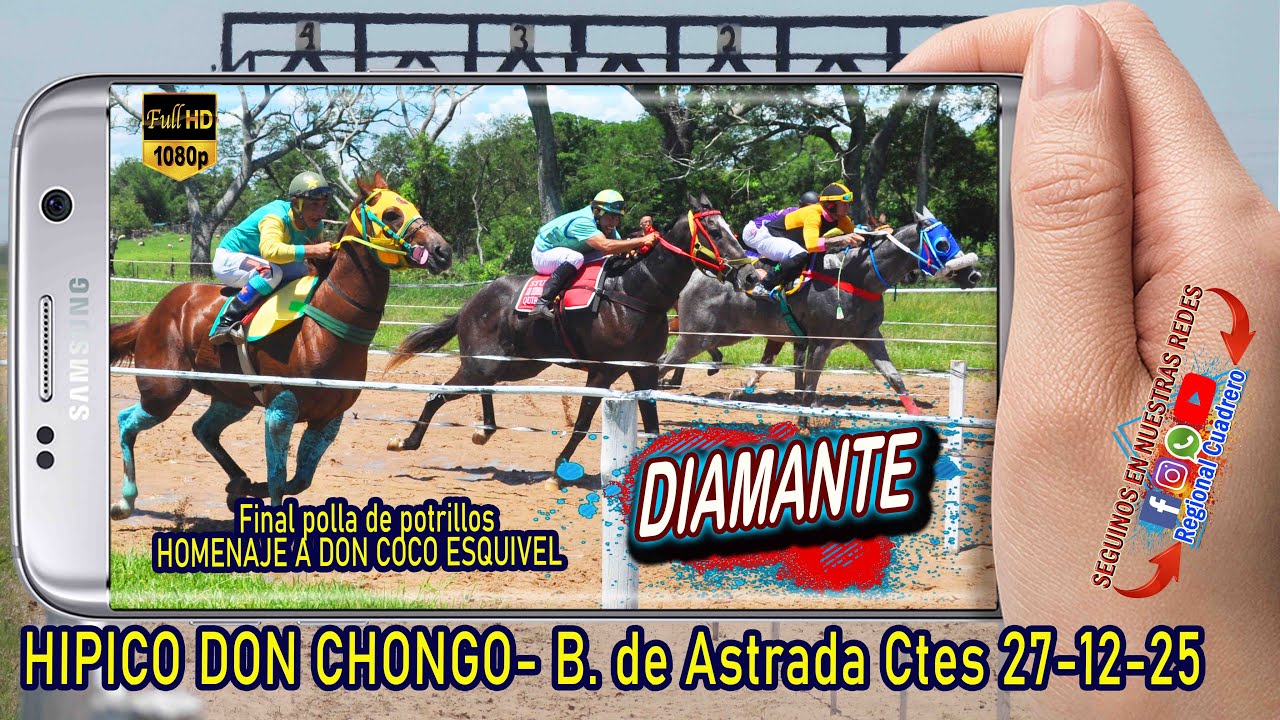 DIAMANTE-Final Polla de Potrillos- Homenaje a Don Coco Esquivel- H. don Chongo 27-12-25
