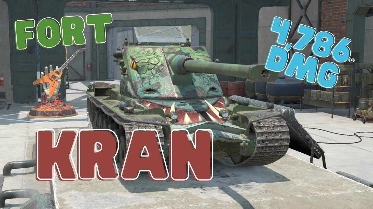 Maestría Kranvagn/Fuerte Desesperación/4786 DMG/Wot Blitz