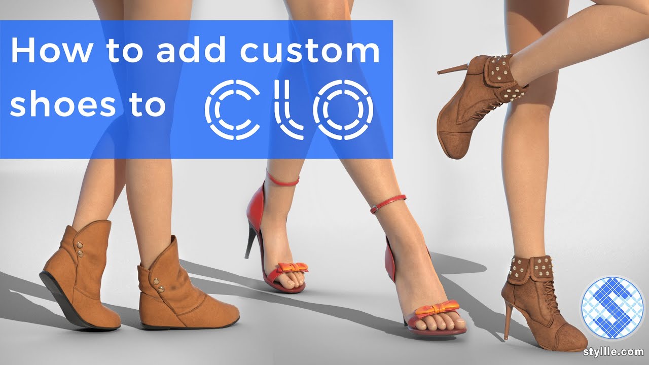 Как добавить 3d модели обуви в CLO 3D (3ds max, Cinema 4D, Blender)