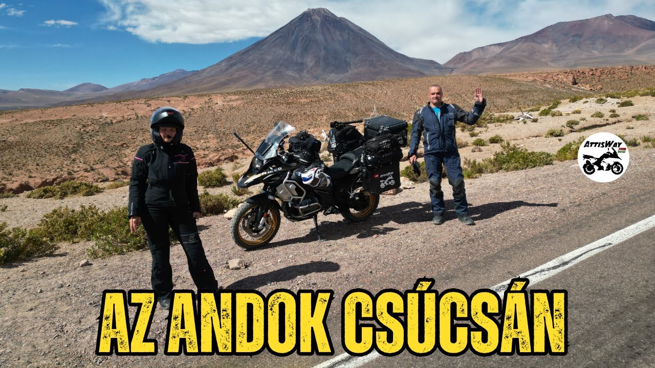 Sós tavak, vulkánok és flamingók – Motorral a legmagasabb határátkelőn Argentína és Chile között