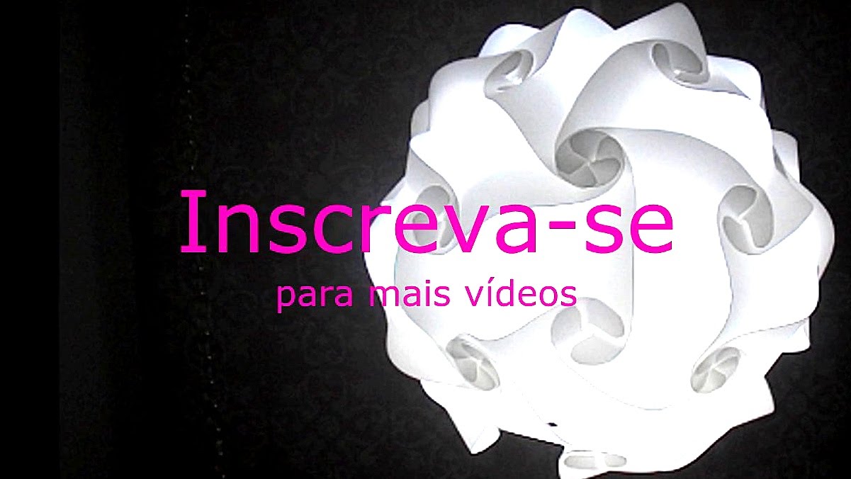 DIY: Luminária Orbit (passo a passo).