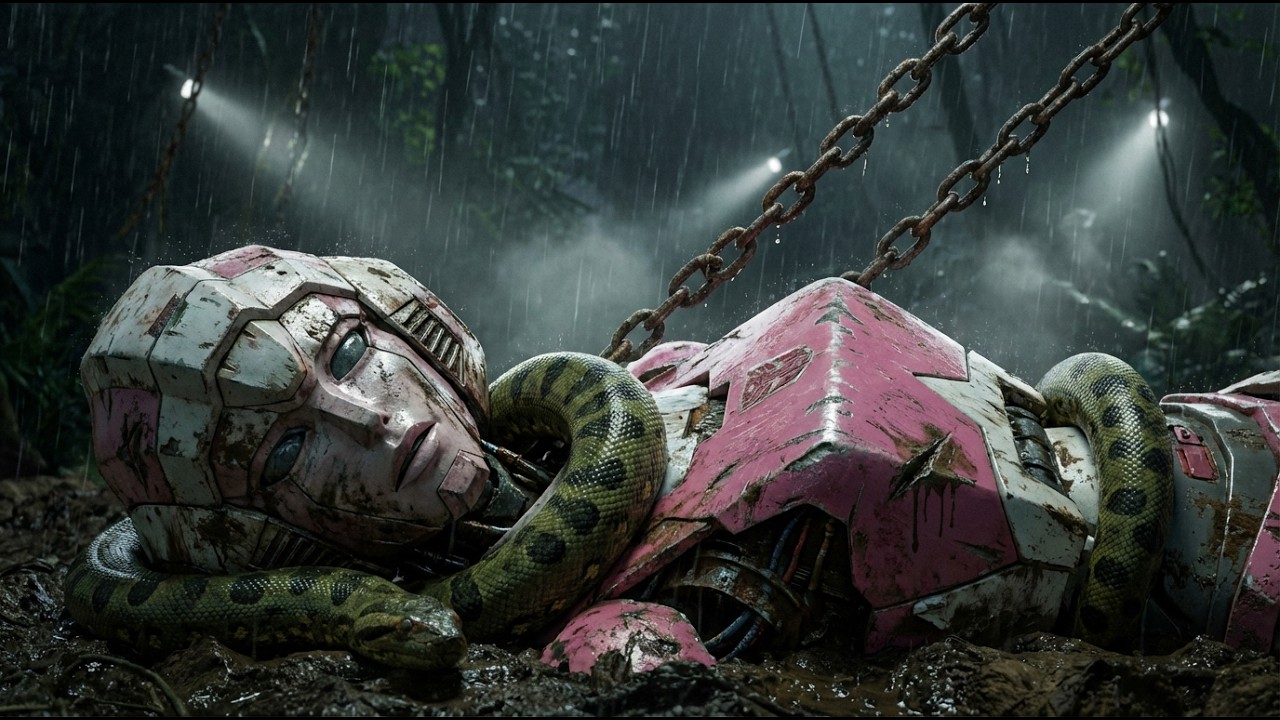 Optimus Prime Rescuing Arcee from Giant Python: Lost in Amazon Jungle for 20 Years | ASMR