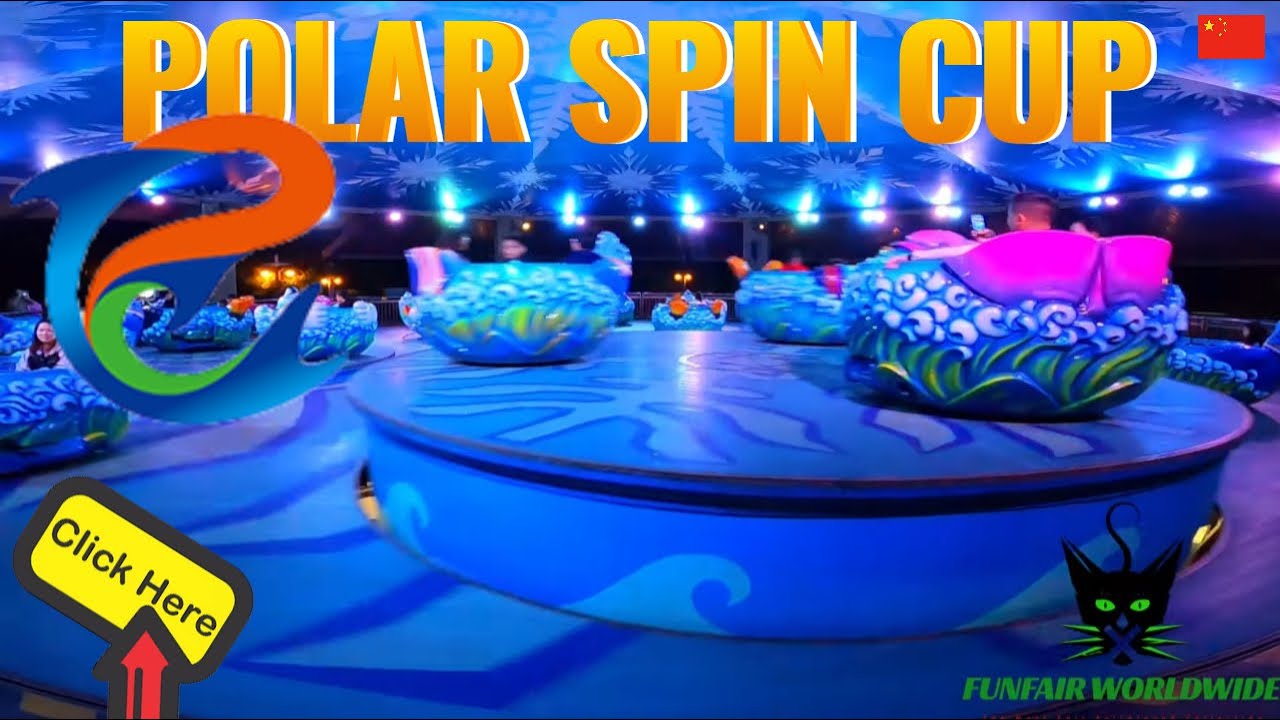 POLAR SPIN CUP: New Generation UPLIFTING Tea Cup Ride at CHIMELONG OCEAN KINGDOM Zhuhai 🇨🇳
