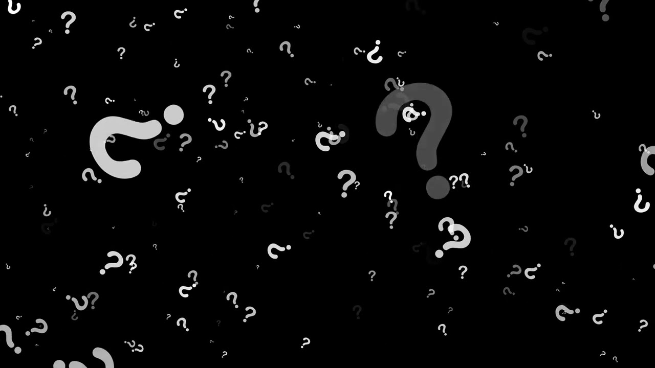 Seamless Loop Background (Question Marks) | Royalty-Free 30 Min