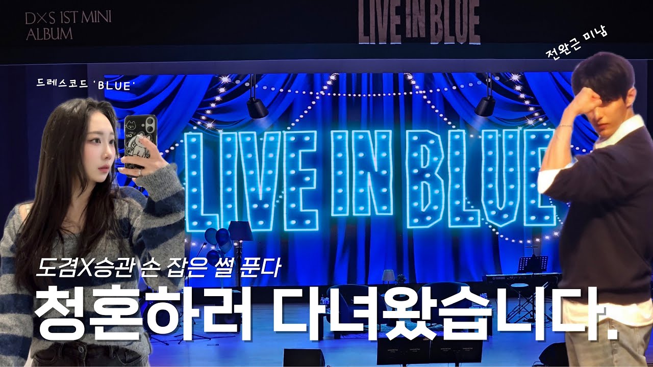 [VLOG] 캐럿로그💎 | 최애랑 손 잡고 0개국어 된 썰 | LIVE IN BLUE💙 | 도겸x승관 팬파티 in CG아트홀