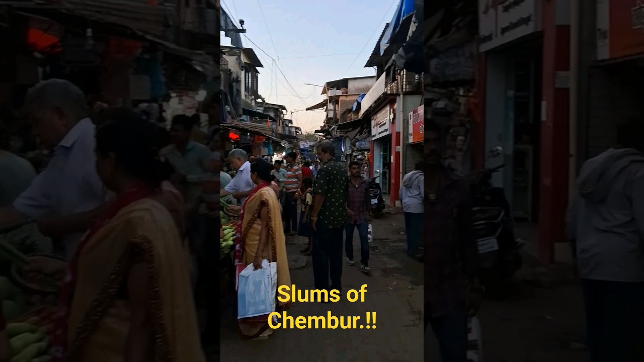 Slums of Chembur.!! #shorts #viral #trending #joejaytheexplorer