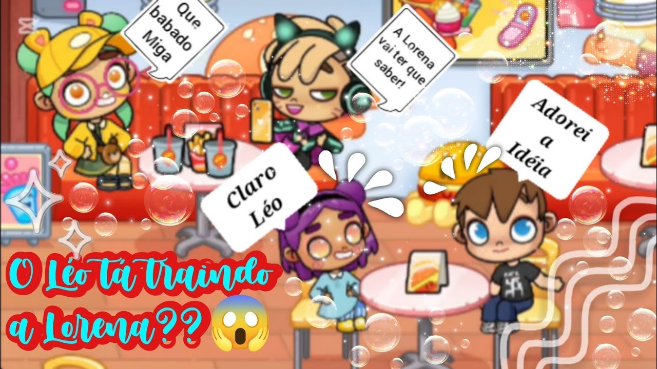 O Léo está traindo a Lorena? 😱 parte 1 *COM VOZ* 📢  AVATAR WORLD 🌎#avatarworld #rotinasavatarworld
