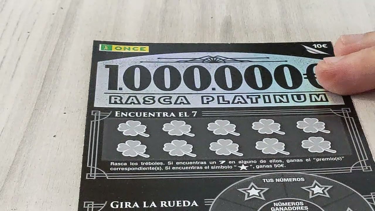 Rasco un mega millonario y rasca platinum. Inversi&oacute;n de 20 euros