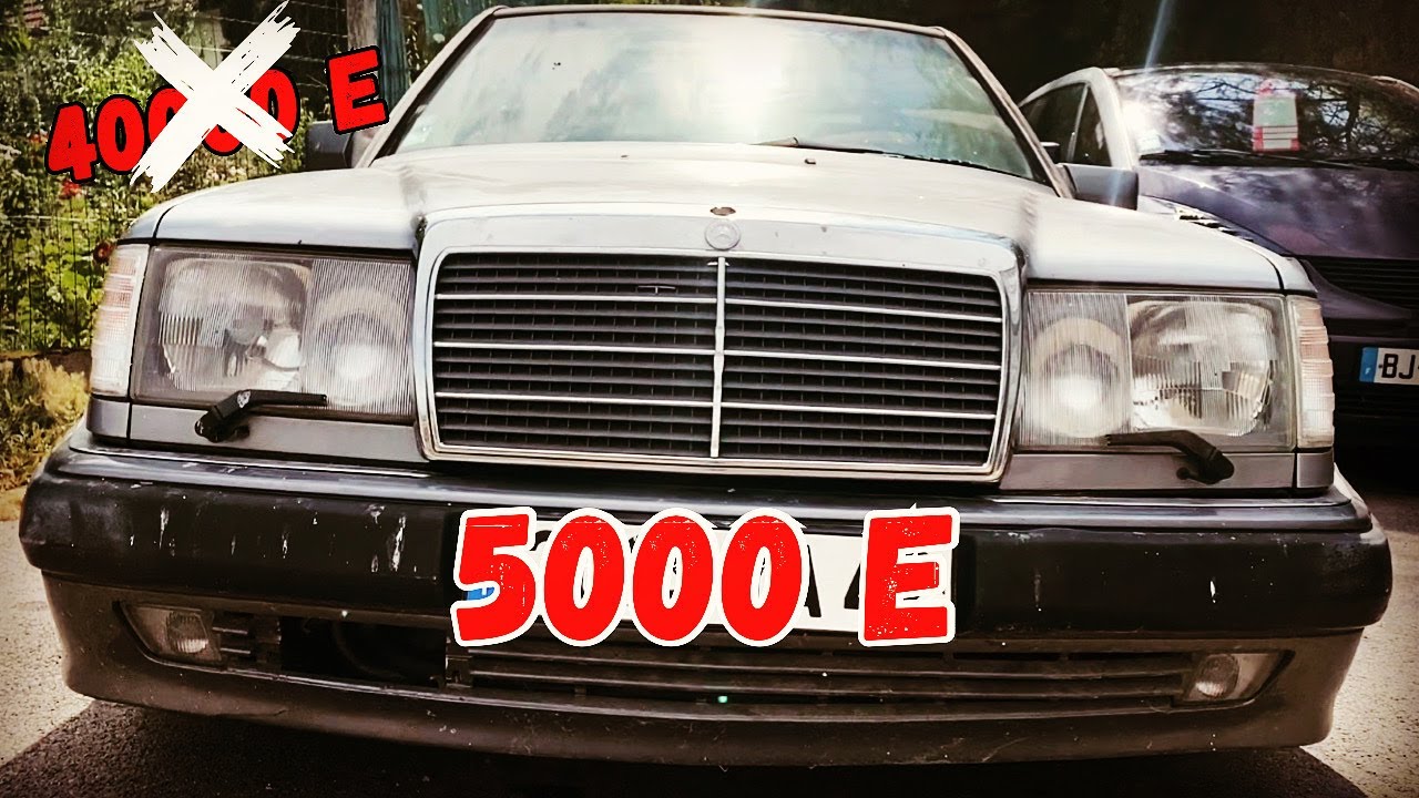 IL ACHETE UNE MERCEDES 500E W124 A 5000 EUROS !! V8 326 CV 😱