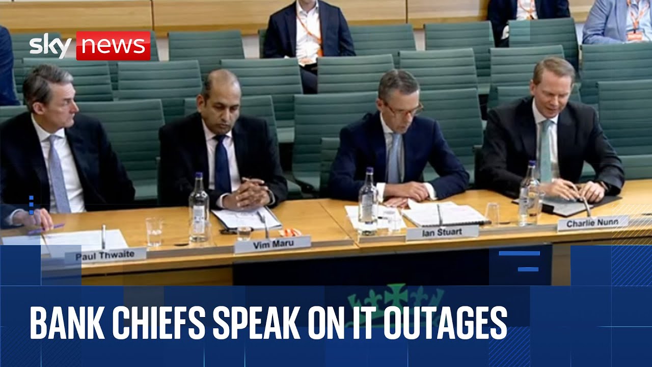 Major bank chiefs appear before Treasury Select Committee