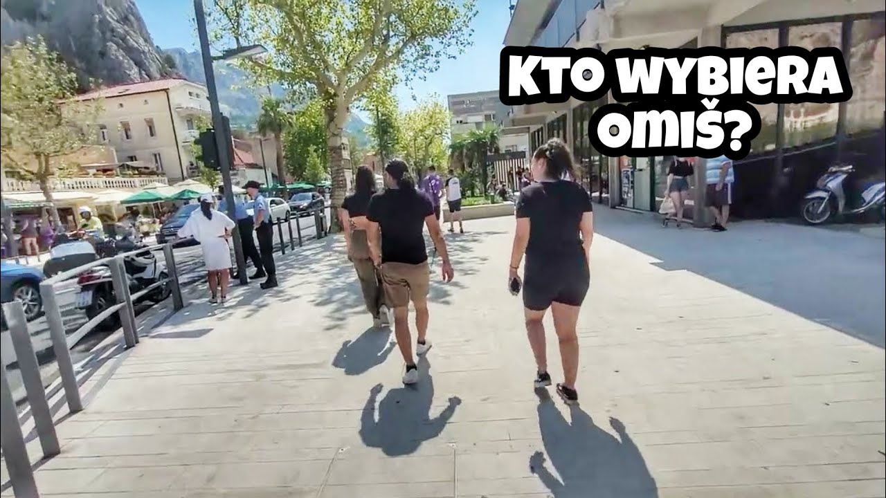 Omiš - nie zachwyca nas - tłok, hałas / Chorwacja