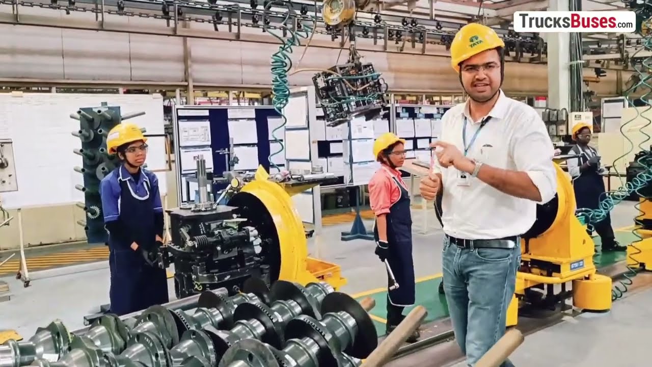 Inside Tata Motors Plant: Witness the Production of Engines & Gearboxes for Trucks and Buses