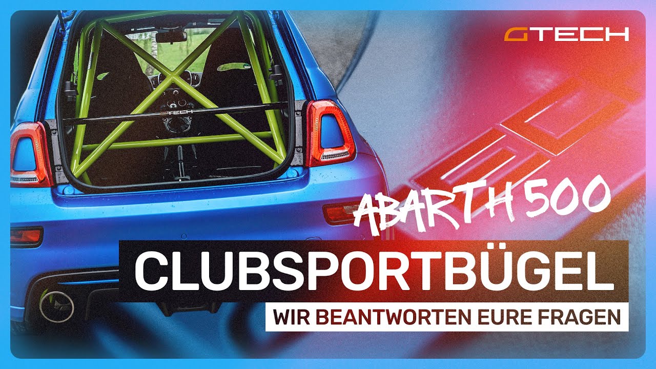 G-TECH - Clubsportbügel für den ABARTH 500