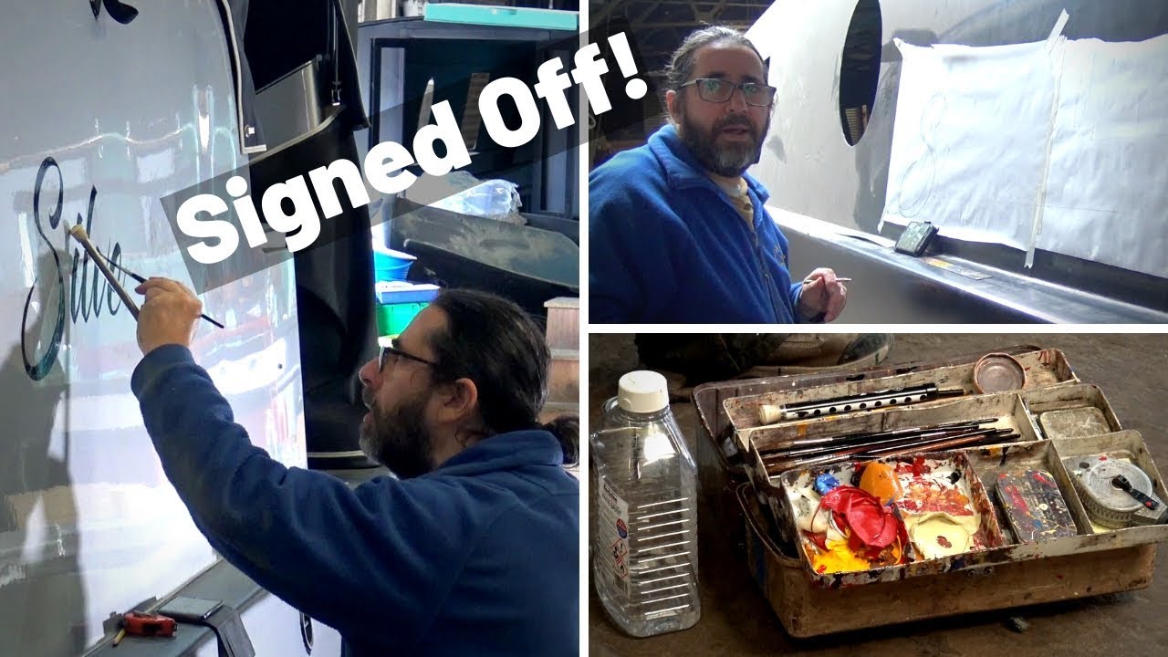 Signwriting a Canal Narrowboat with Rob Wagg - Ep. 44