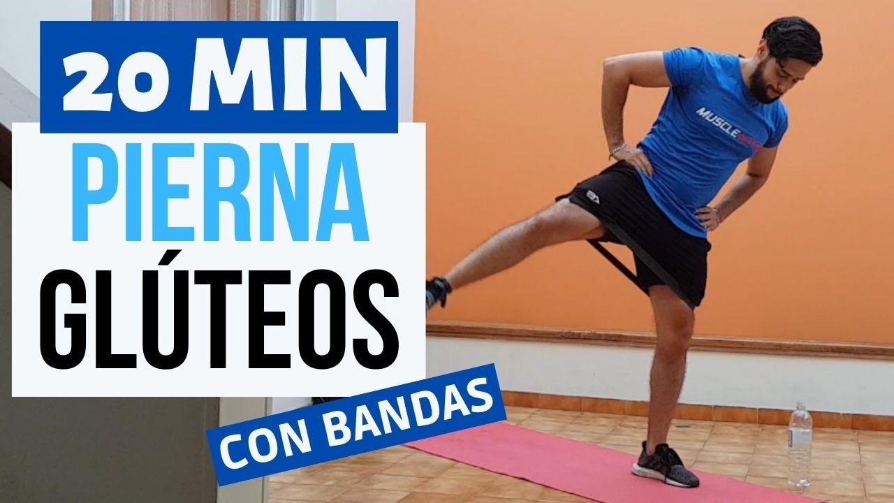 rutina 🦵🔥PIERNA Y GLÚTEOS con BANDAS ELASTICAS🔥🦵 // 20 minutos | Sergio Orduz