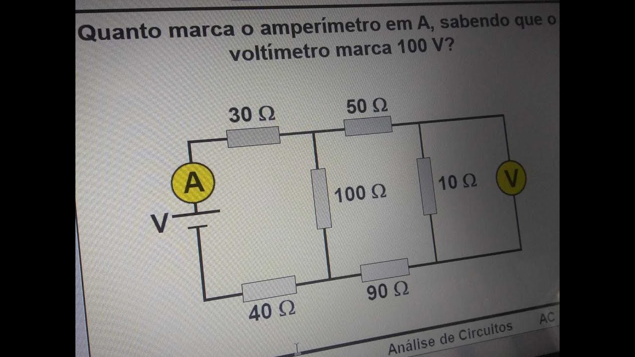 CIRCUITOS ELÉTRICOS: RESOLVENDO UMA QUESTÃO QUE GERA DUVIDAS PARA ALGUMAS PESSOAS
