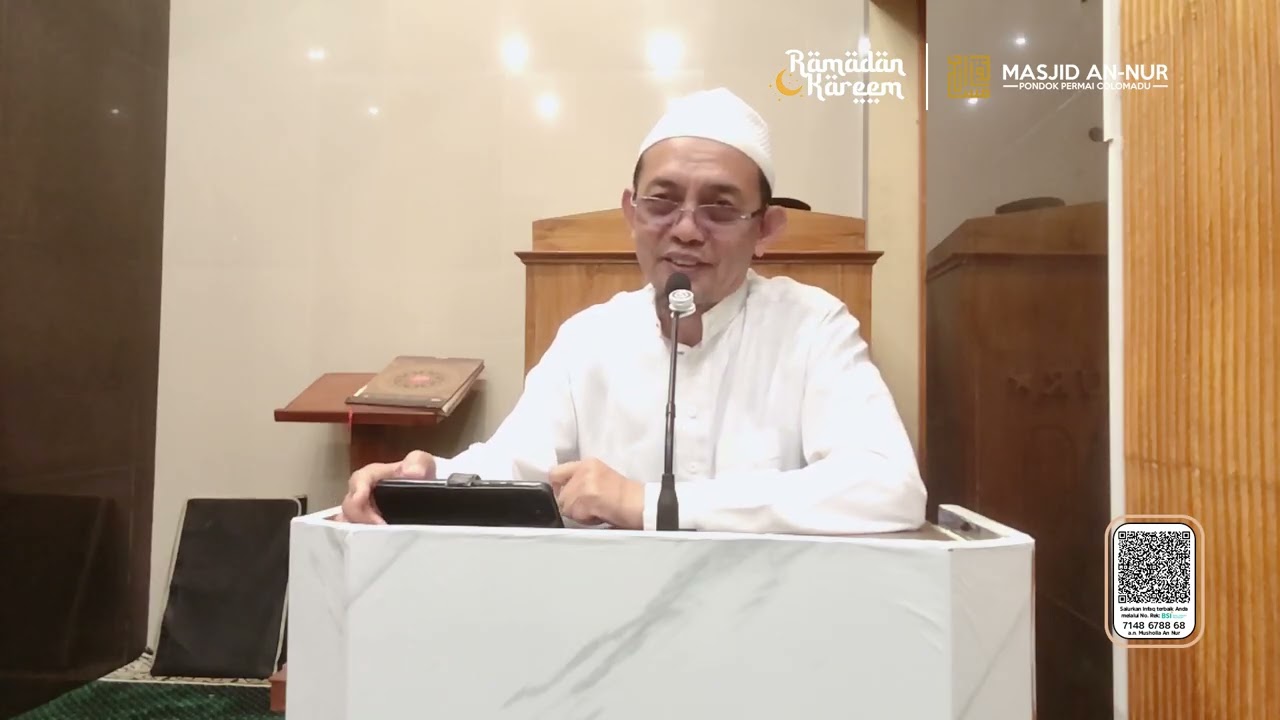 Ceramah Tarawih - 29 Ramadhan 1447 H - dr. Hitaputra