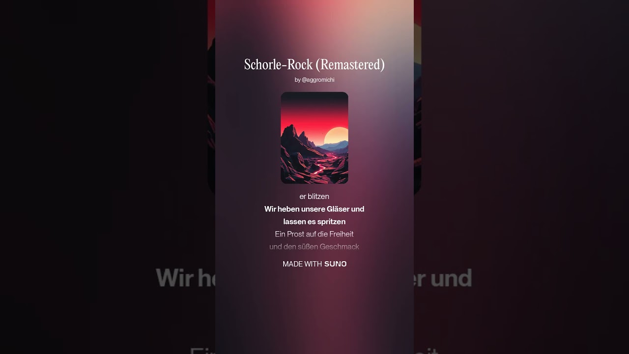 Schorle Rock [Remastered] | AI Music